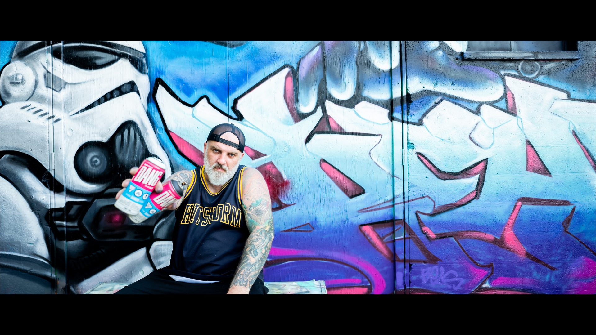 Shamada Productions photo of graffiti artist