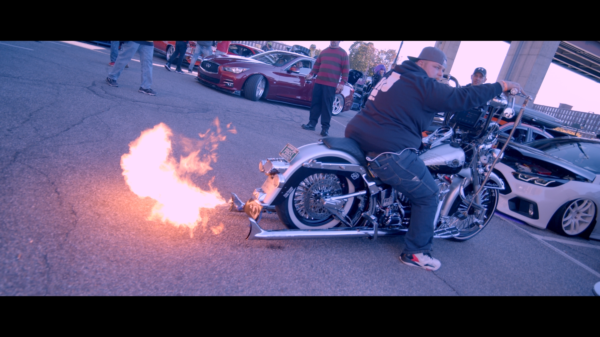 Bike Shooting Flames - Shamada Productions